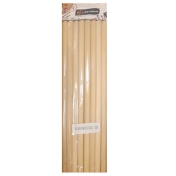 ARTORIAL Wooden Stick Round 8mm x 30cm - Pack of 8